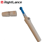 Twist Cap Gamma Wielokrotnego użytku Lancet Pen do glukometru Finger Pricker